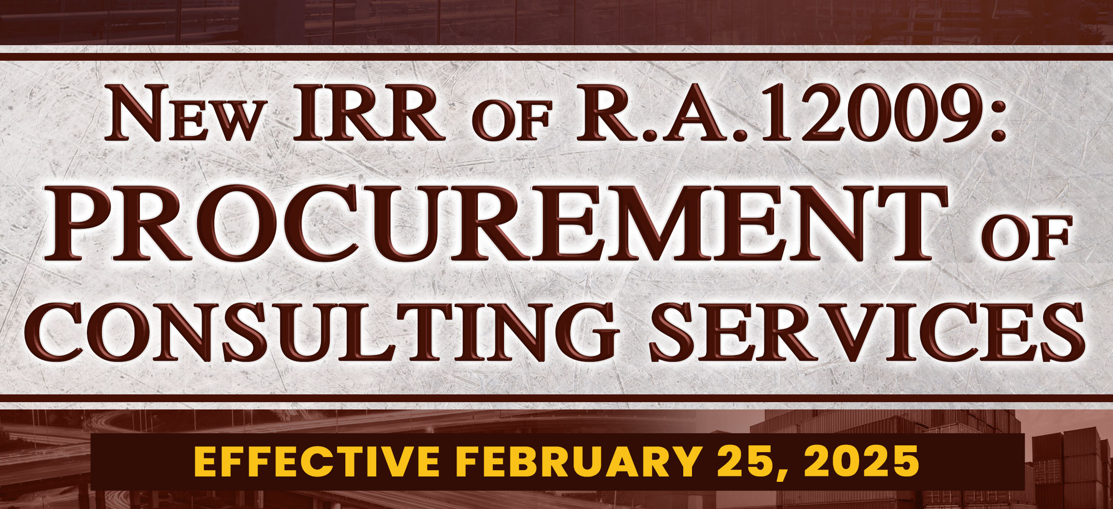 Best Practices Guide to the Law and IRR for Procurement of Consulting Services